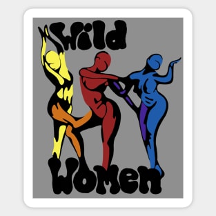 Rainbow Wild Women Sticker